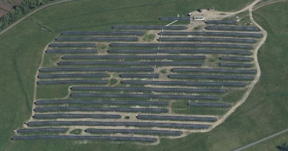 DeWitt Landfill solar project photograph