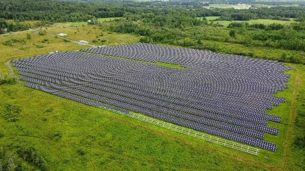 Holland Patent solar project photograph